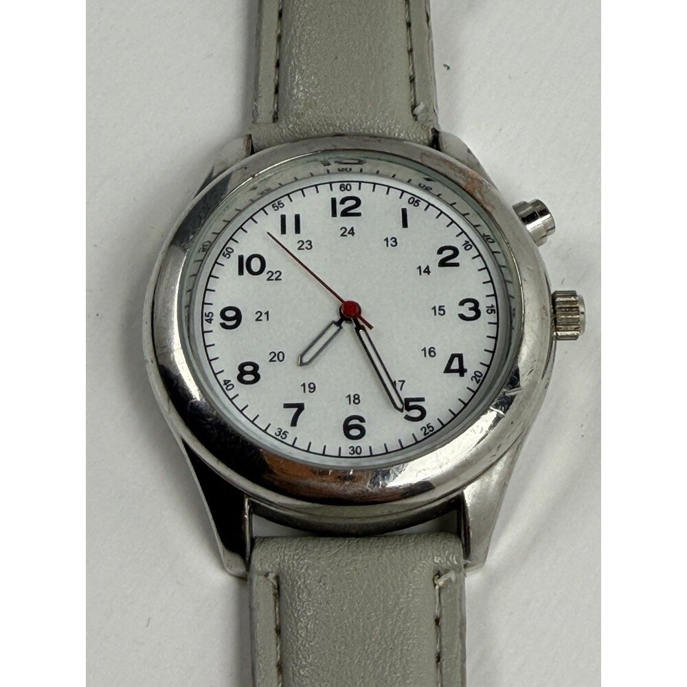 Men’s Military Field Style Quartz Watch Full Dial Light 40mm Fresh Batteries